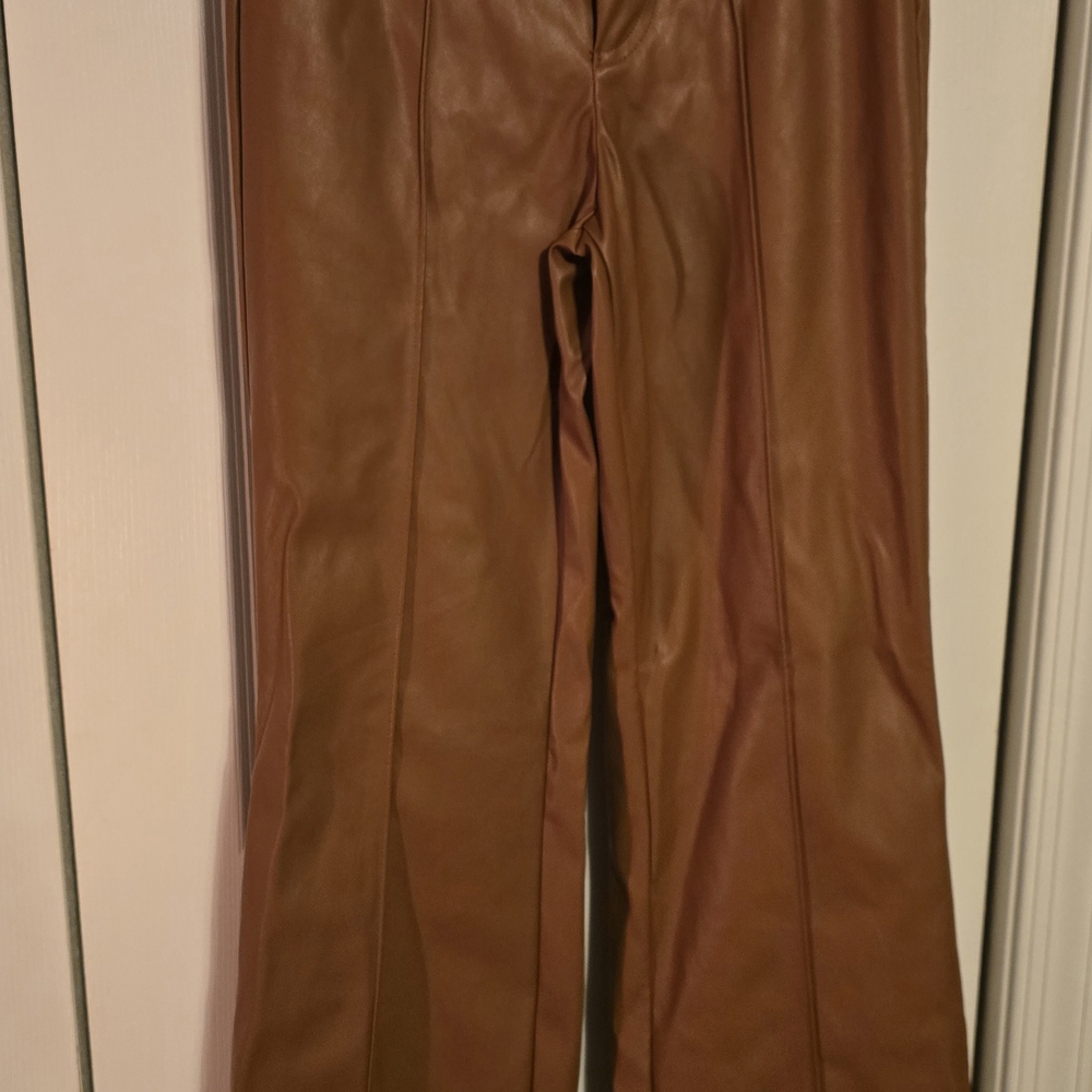 Brown Leather Pants